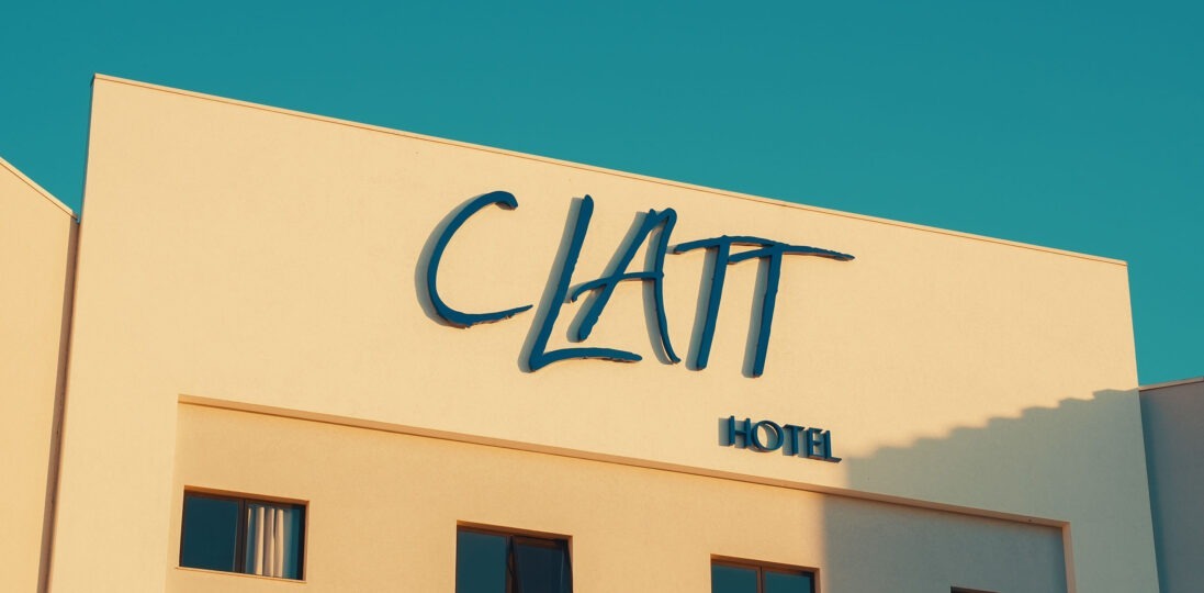 Fachada do CLATT Hotel, em São João da Boa Vista, Serra da Mantiqueira.